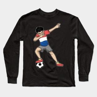 Soccer Netherlands Soccer Player Boys Long Sleeve T-Shirt